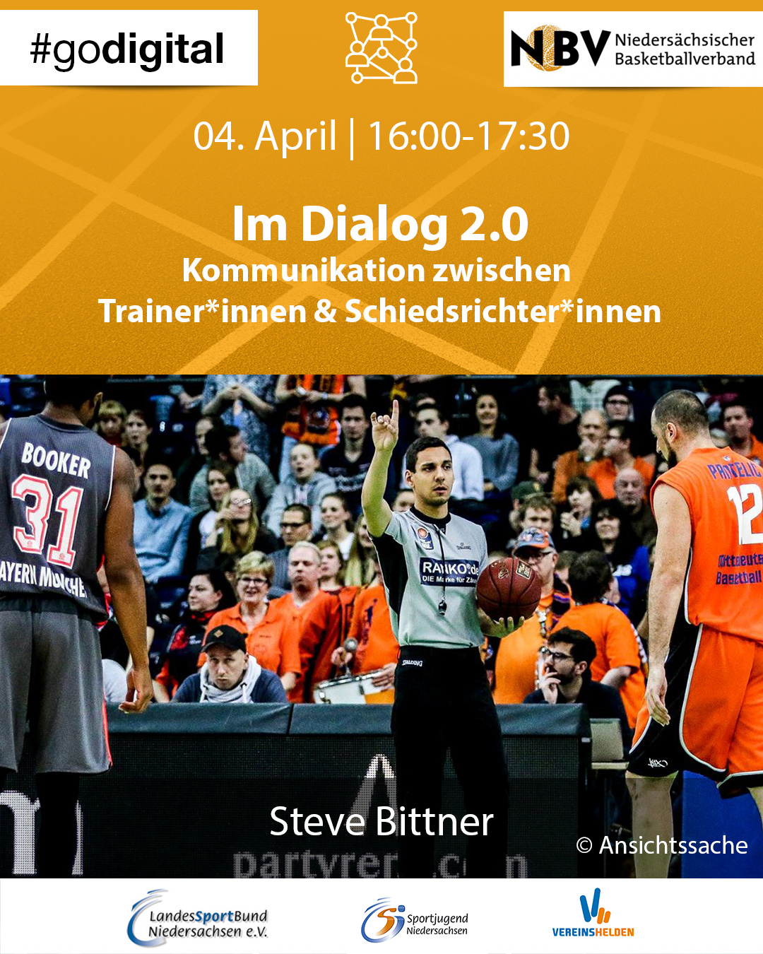 Im Dialog 2.0 – Kommunikation zwischen Schiedsrichter*innen & Trainer*innen - NBV-Online-Summit