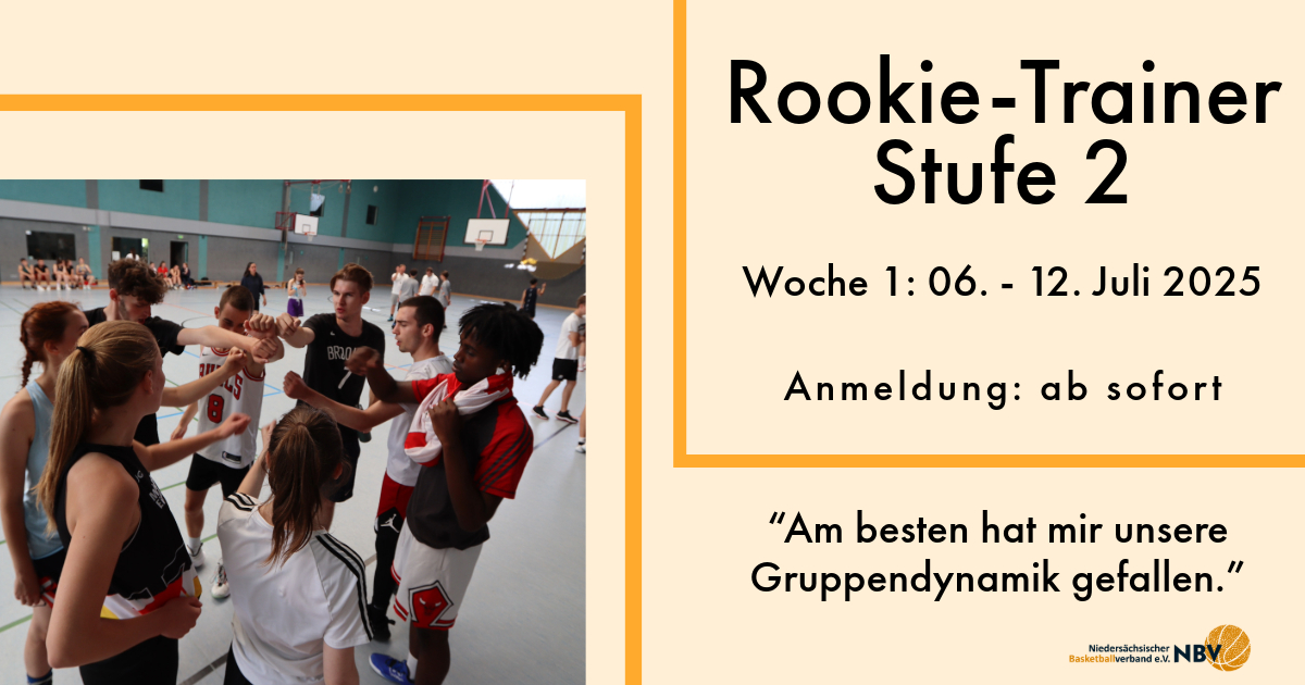 Rookie-Trainer Stufe 2